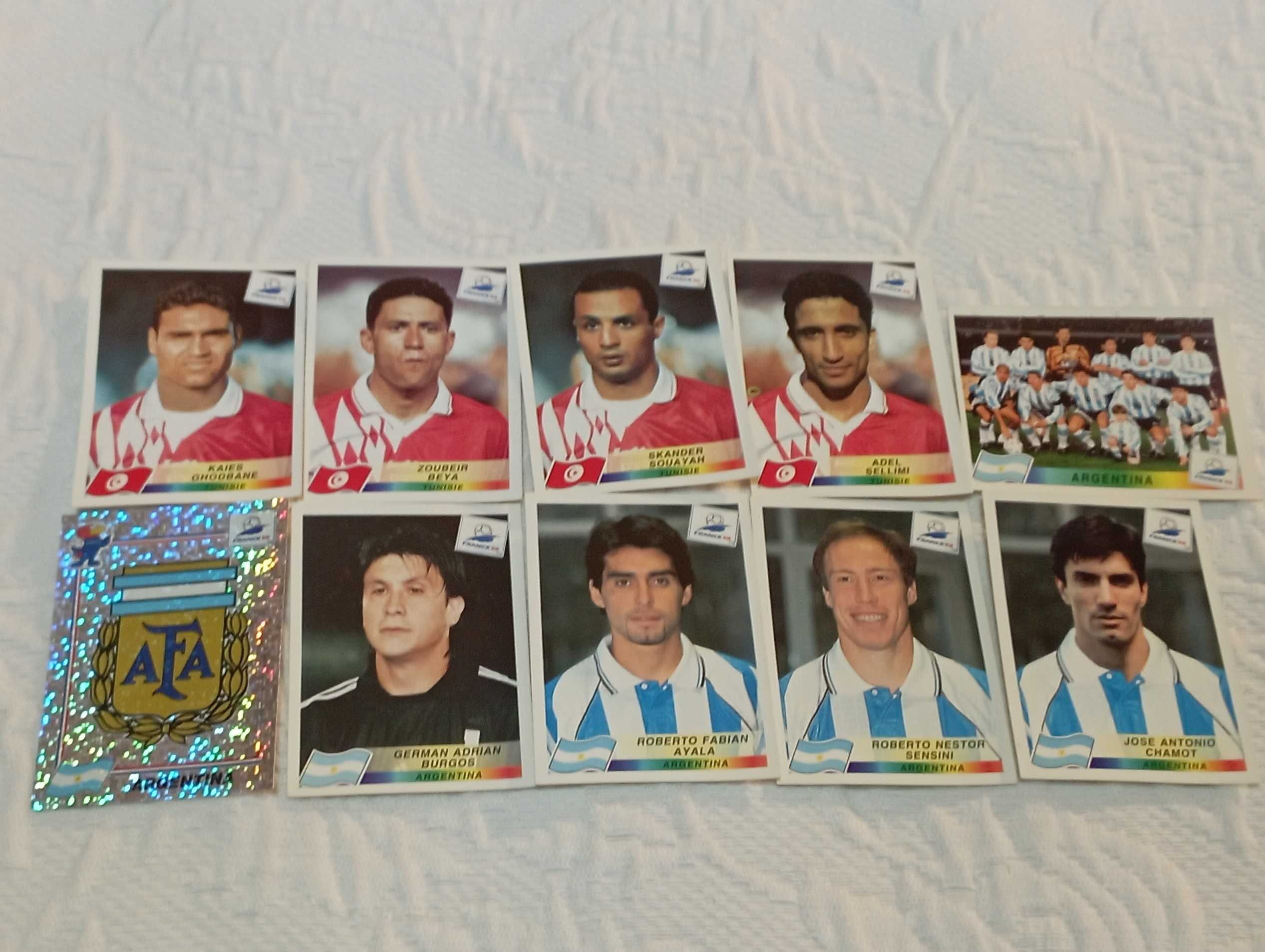 lote de 76 cromos panini France 98