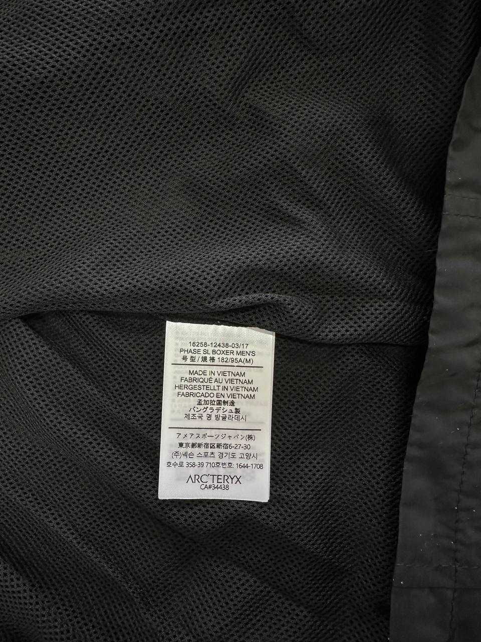 Мужская черная ветровка куртка Arcteryx GoreTex // XS S M L XL