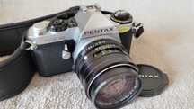Pentax ME super with SMC Pentax-M f2 85mm lens