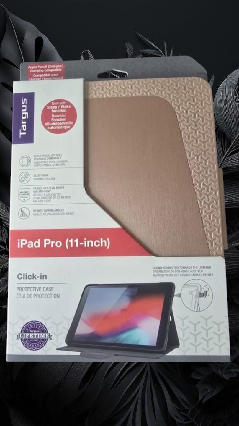 Etui Click-In™ 11" iPad Pro Różowe Złoto – Ochrona, Podstawka,