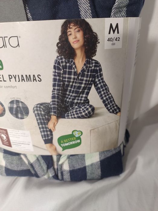 Piżama flanelowa damska M 40/42