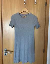 Vestido cinzento Pull&Bear