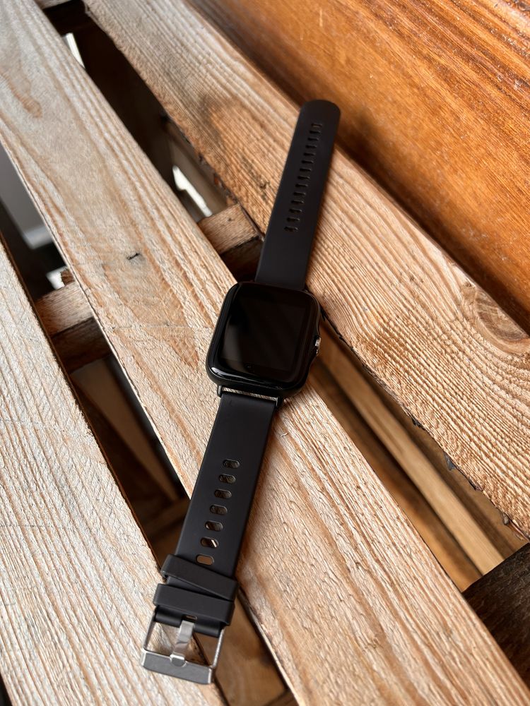 Zegarek Inteligenty ZESTAW | Smartwatch czarny bluetooth