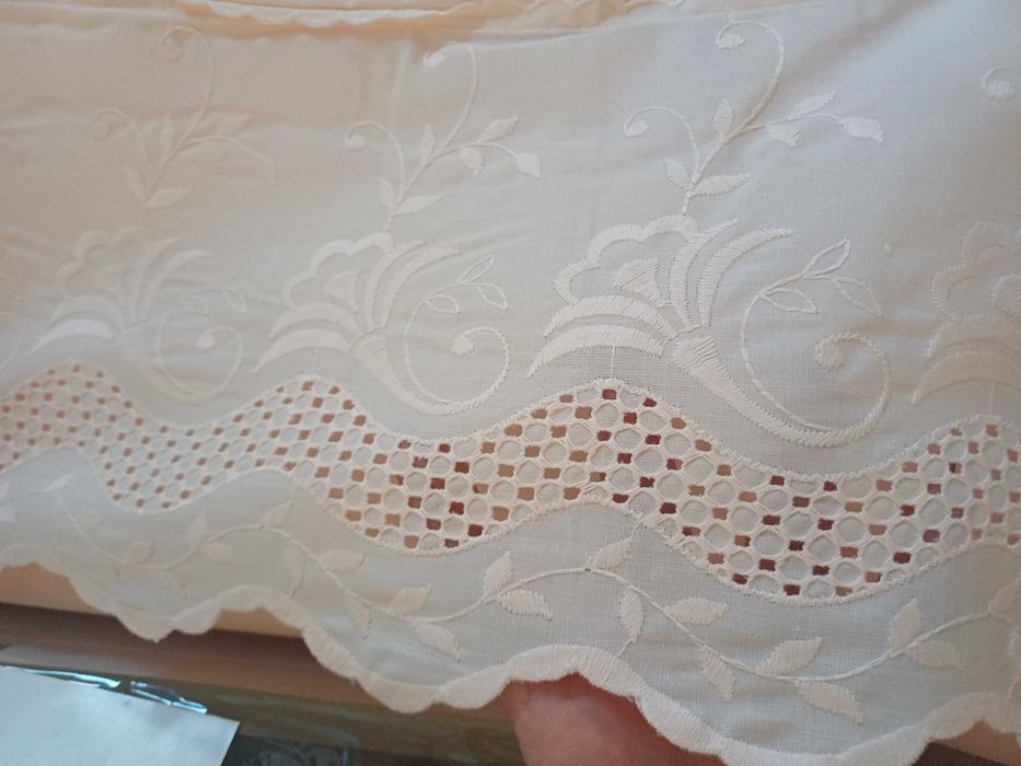 Conjunto lençóis bordados