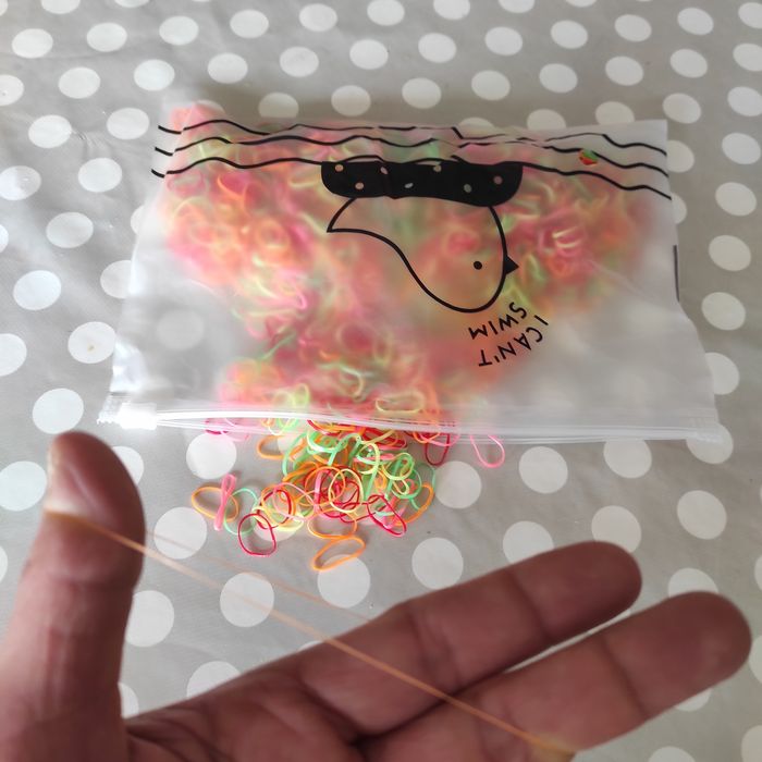 1000 elásticos para tranças