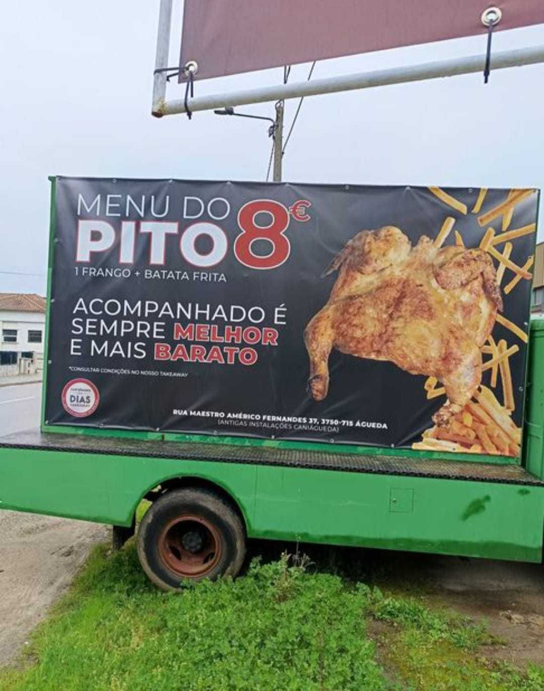 Carrinha Fiat Publicidade