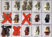 Minifiguras Lego Star Wars, Marvel, Ninjago, City, Dino, Series