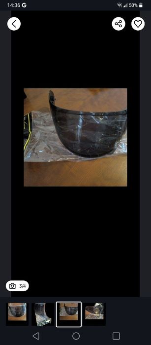 Viseira escura nova  capacete scorpion