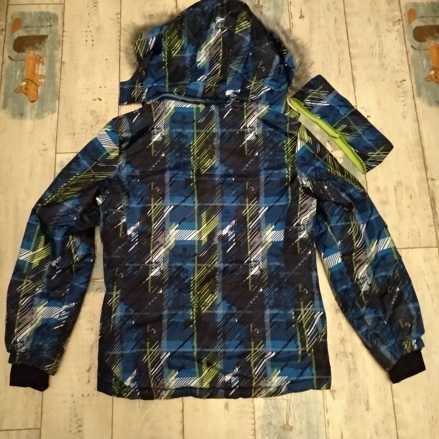 Лыжная, горнолыжная детская куртка термокуртка, р.140-152