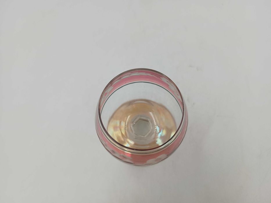 Kieliszki Bohemia koniakówki szkło z PRL