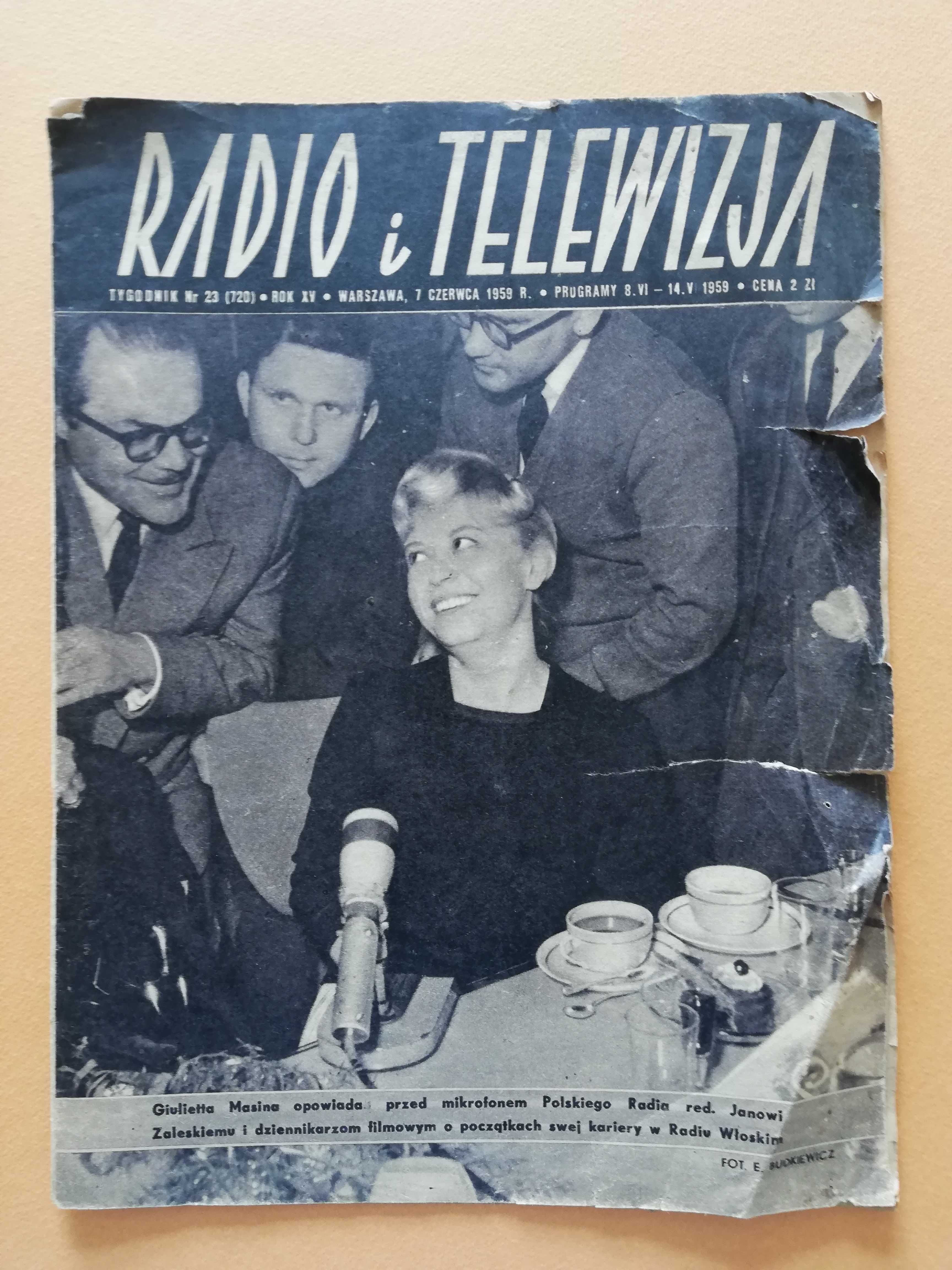 Radio i Telewizja - tygodnik 1959