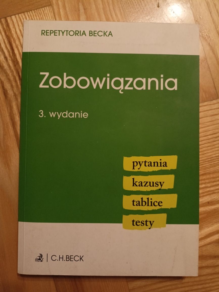 Zobowiązania repetytorium CH Beck