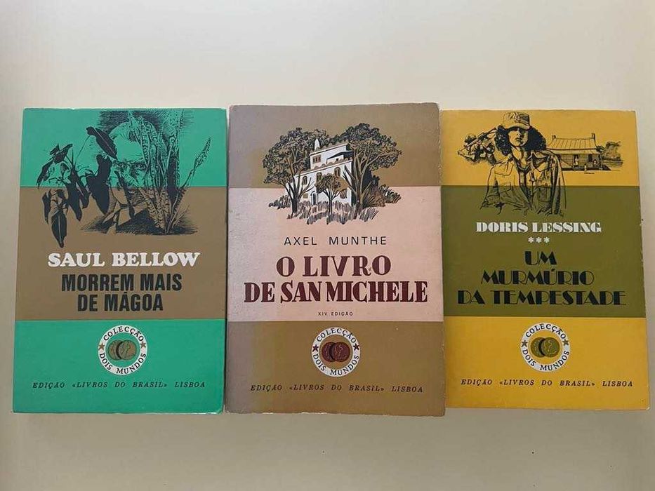 Lote: 4 livros Dois Mundos + 1 Pub. Dom Quixote. Bom estado