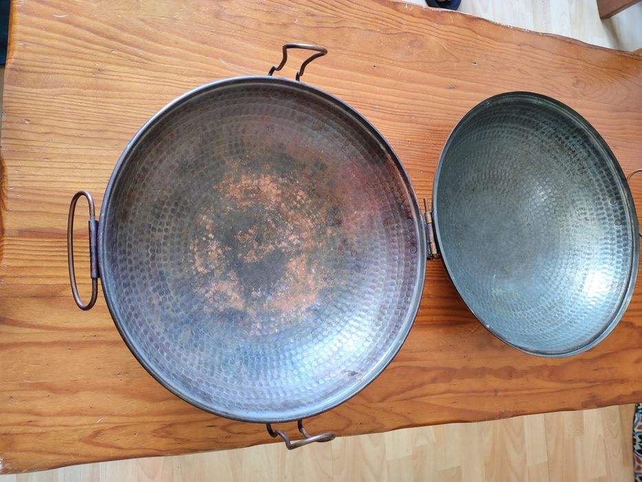 Wok de cobre made in Portugal