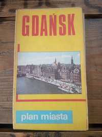 Mapa Gdańska. Plan miasta. 1983 rok