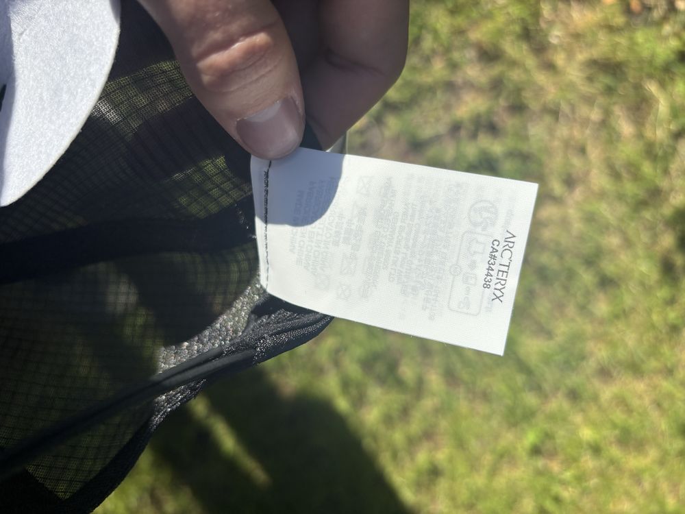 Czapka Arc’teryx czarna lato gore tex gorpcore rozmiar umiwesalny