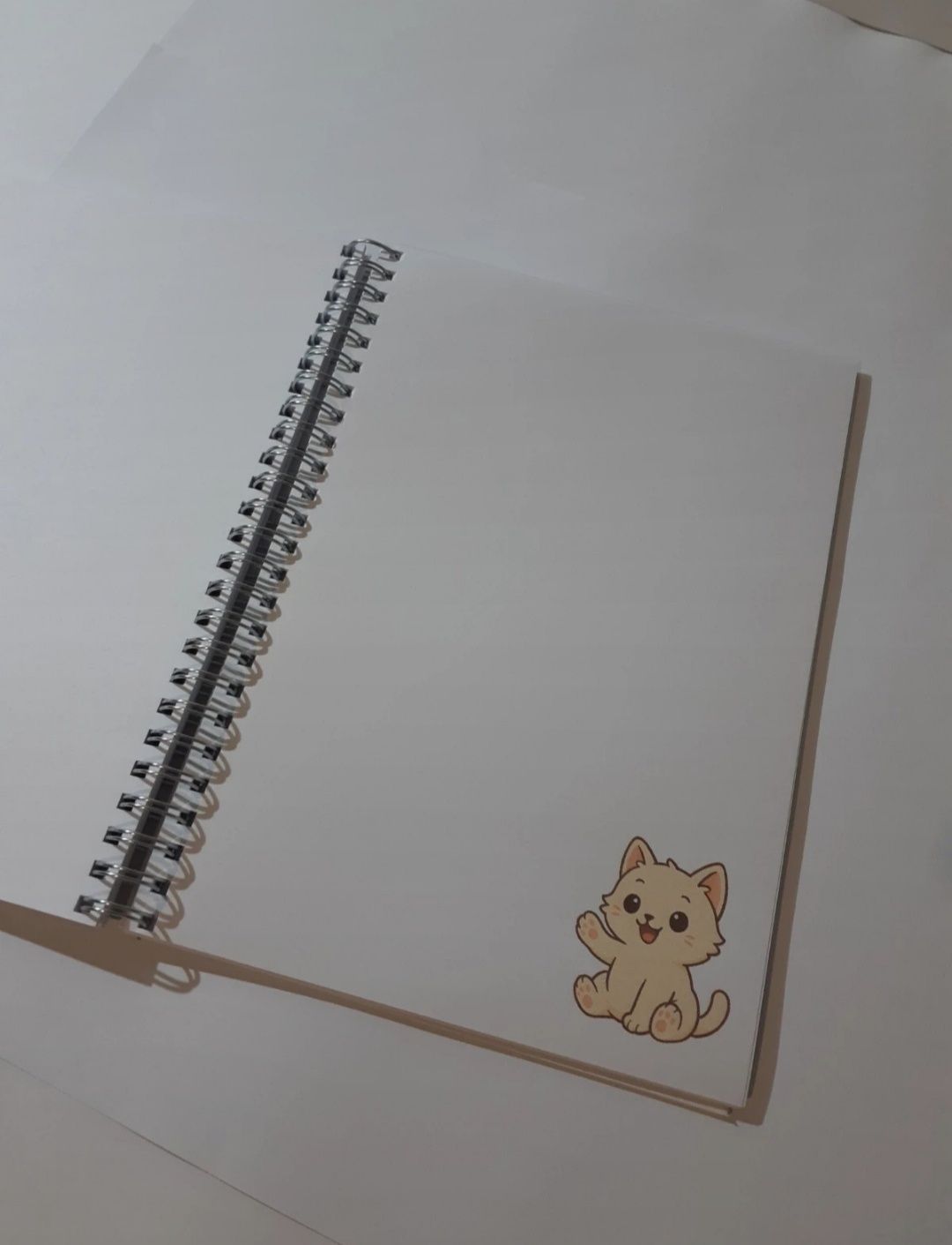 Piękny notes z kotkiem