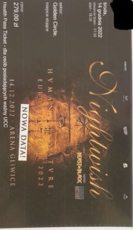 Bilet na koncert Nightwish