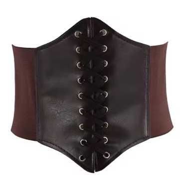 Corset feminino acinturado estilo pirata NOVO ENVIO GRÁTIS