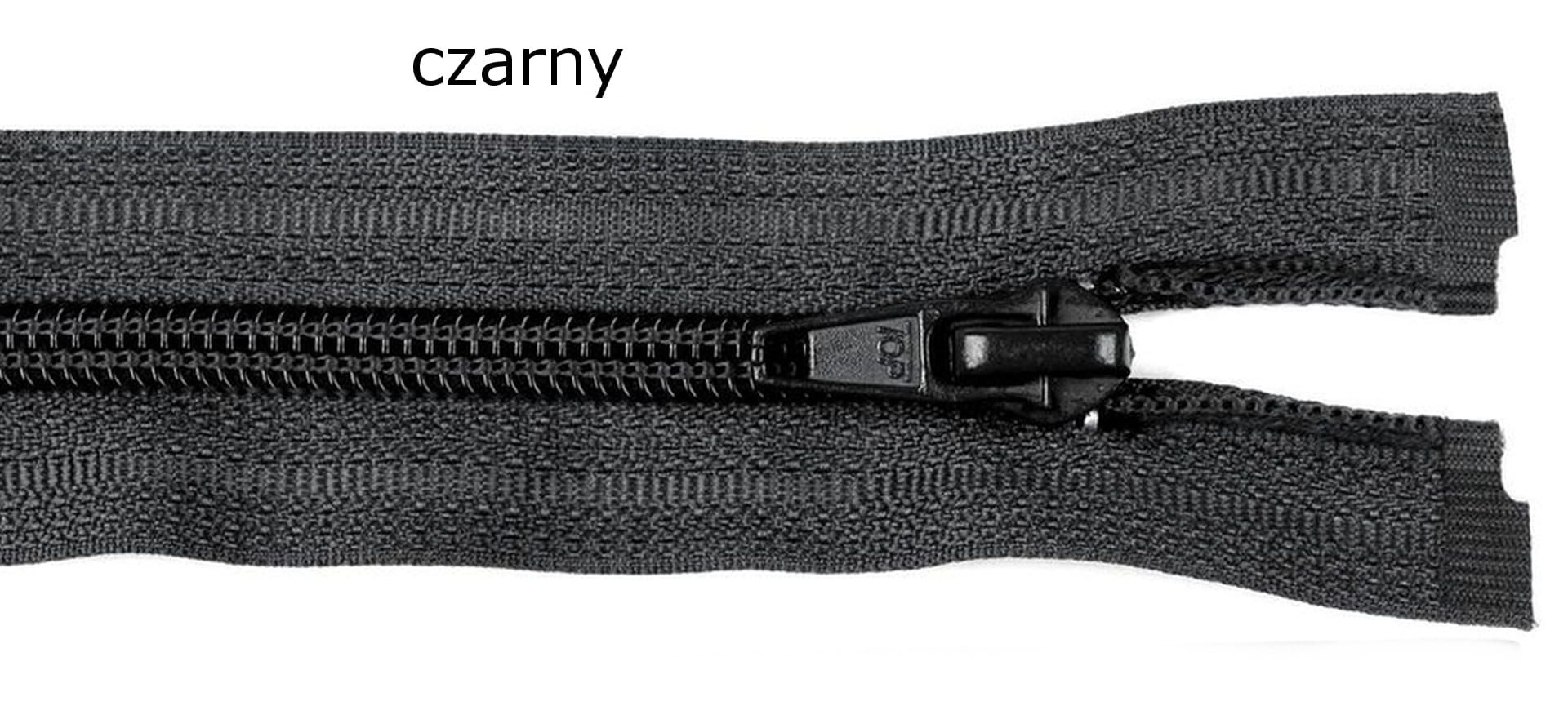 Zamek żyłka rozdzielczy 40 cm [Kolor: Czarny]