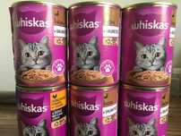 Karma whiskas w puszce 4 zł/szt