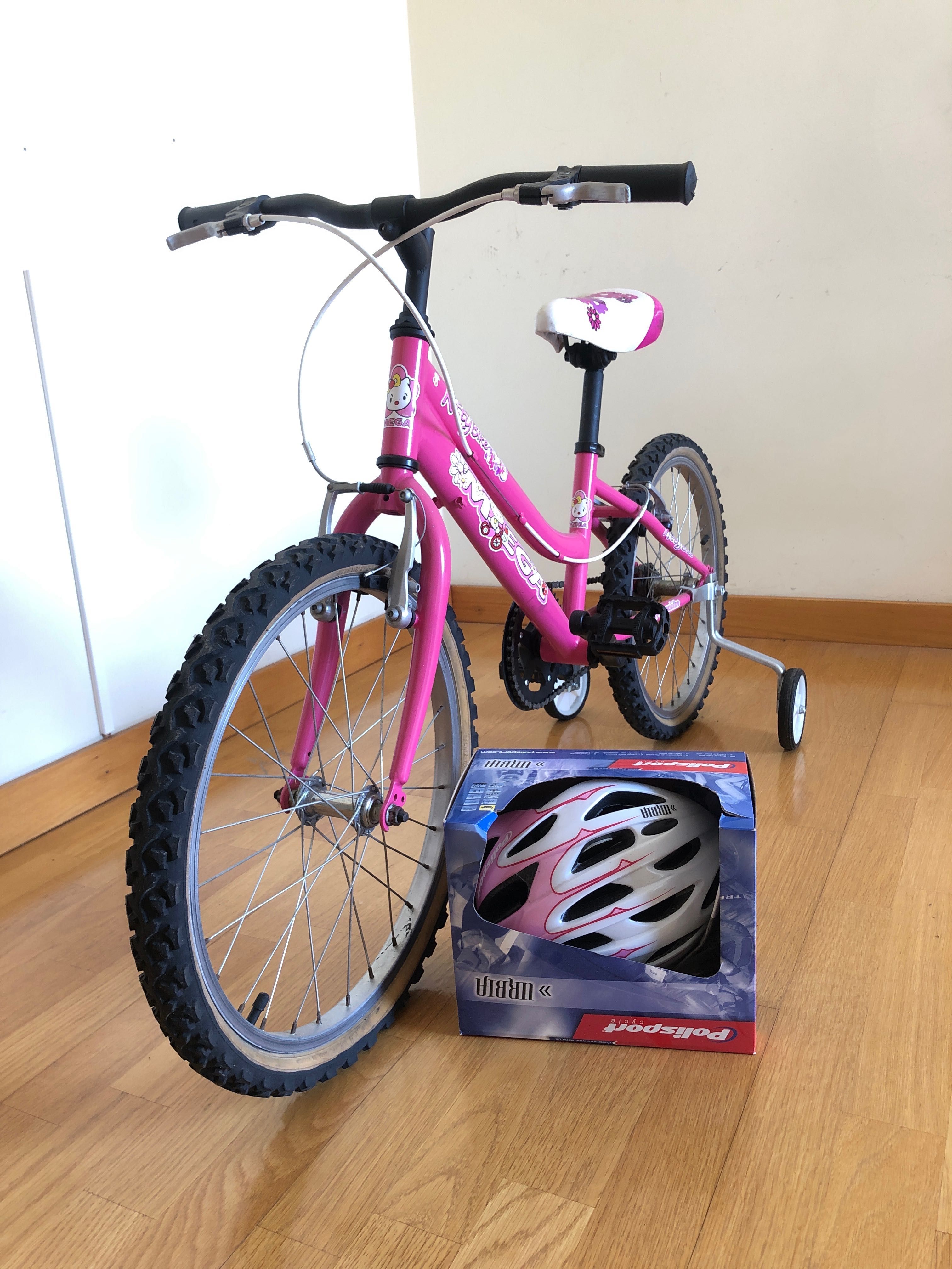 Bicicleta mais capacete