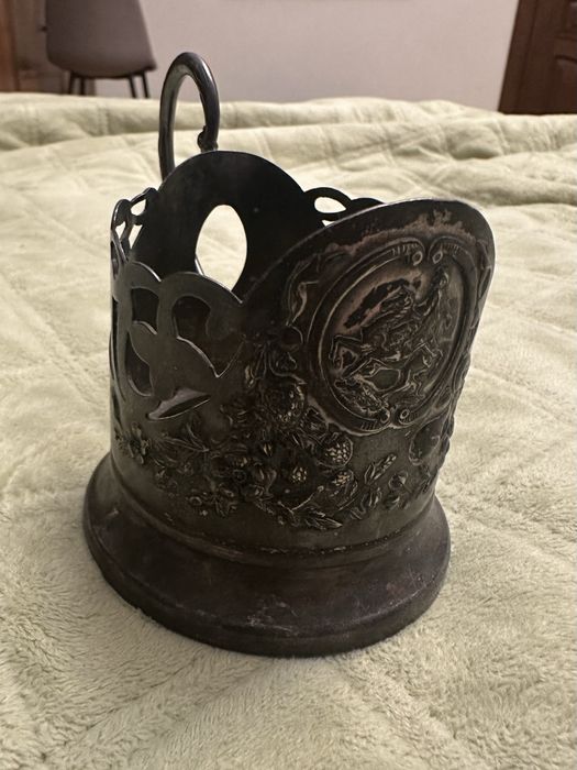 Подстаканник с изображением Богдана Хмельницкого