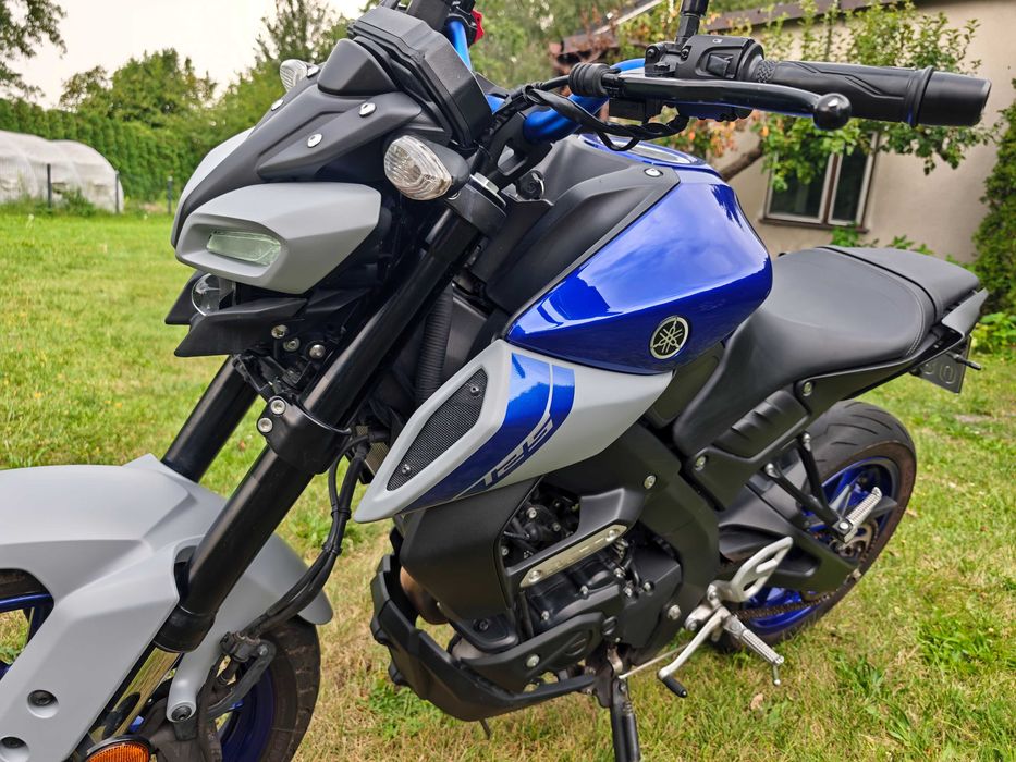 Yamaha Mt125, 2021r, Rizoma, Led, kat B, A1, 15KM