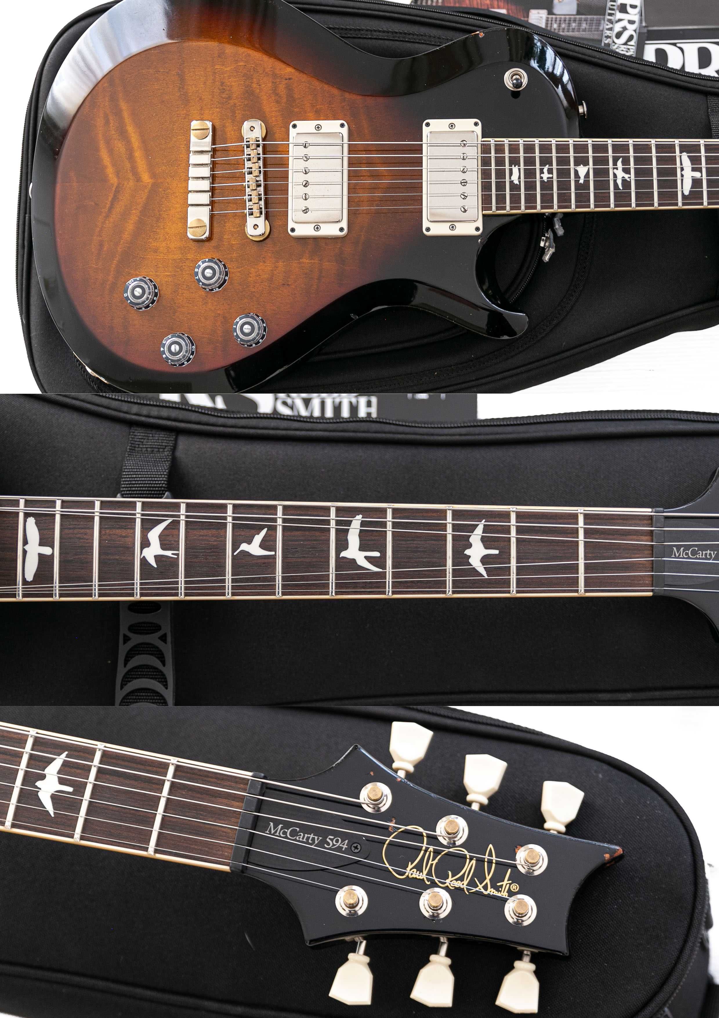 2022 PRS S2 McCarty 594 Singlecut in Black Amber 7.7 lbs