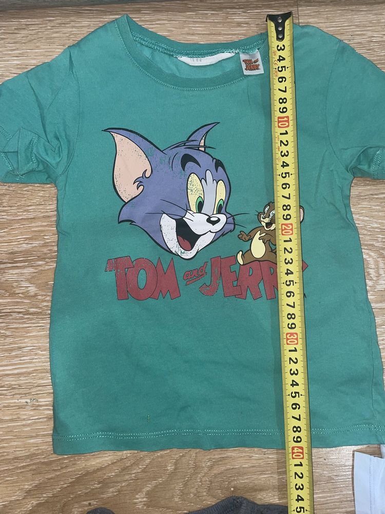 Футболки next HM 98-104-110 3-4-5 Tom Jerry Mickey Mouse looney tunes