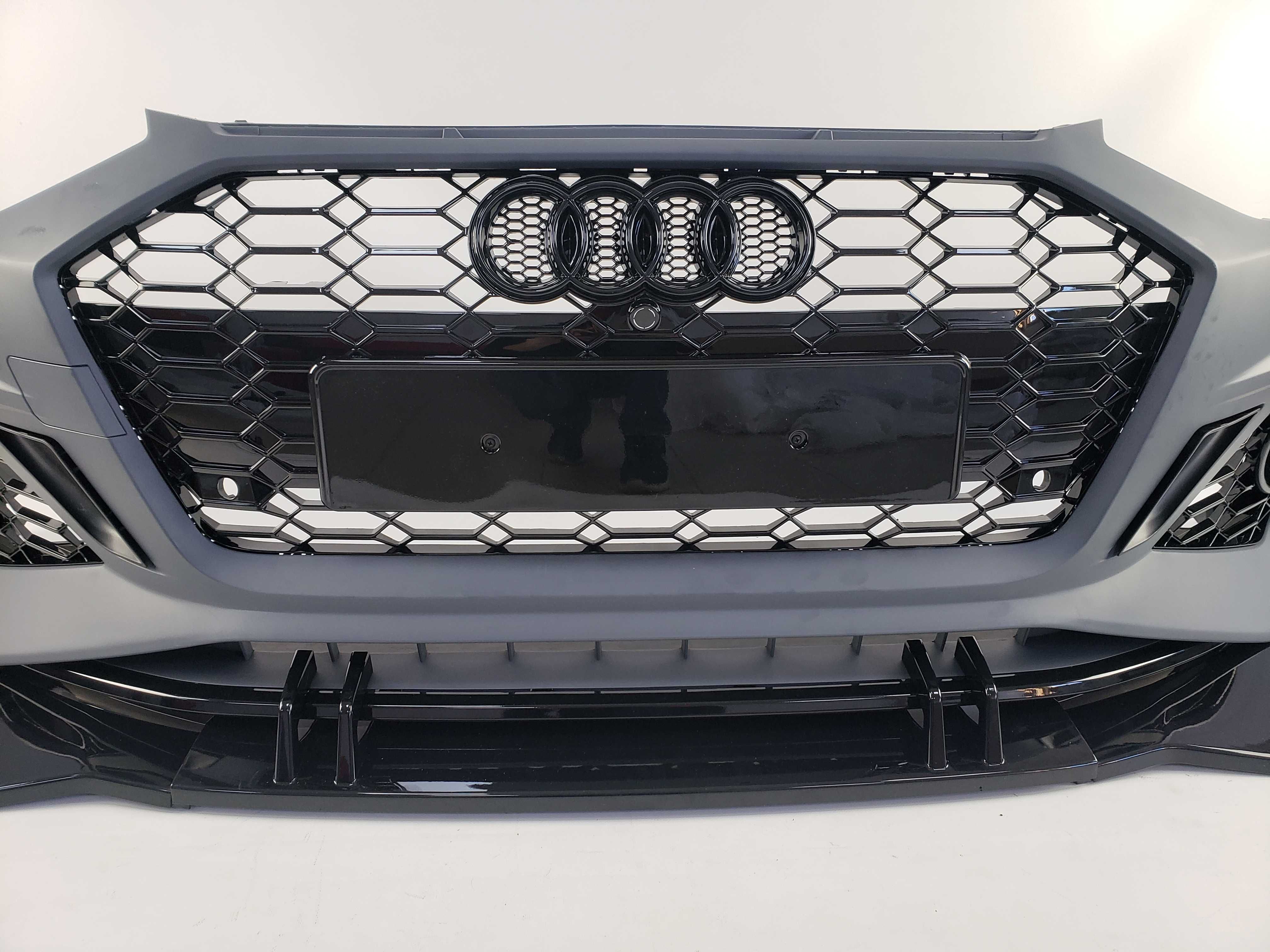 Бампер передний на Audi A4 B9 2019-2022г RS