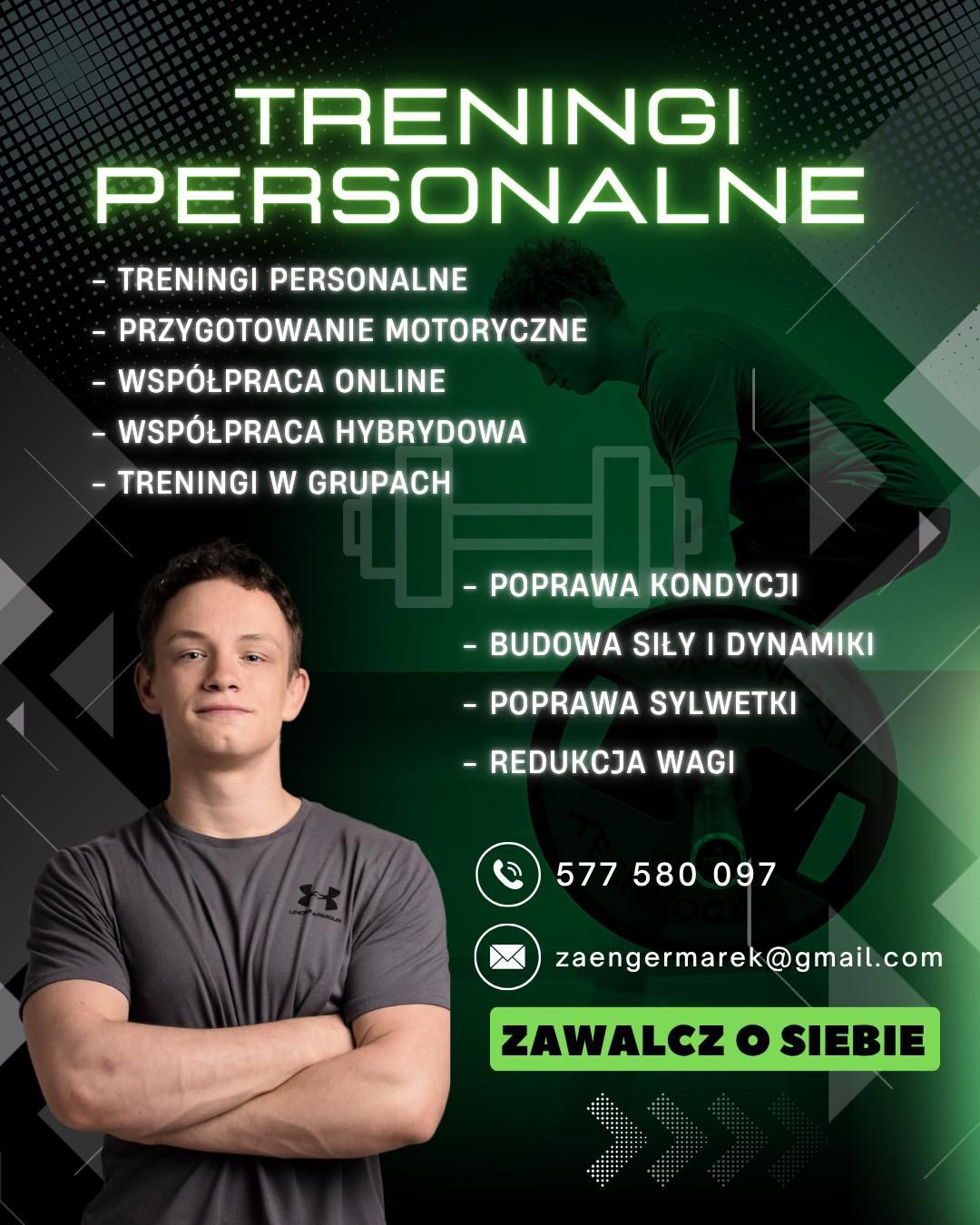 Treningi personalne - bez marnowania czasu|Chorzów, Katowice, Gliwice