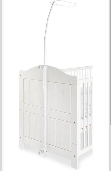 Pinolino 550001 - Drążek z baldachimem do łóżek dziecięcych, biały