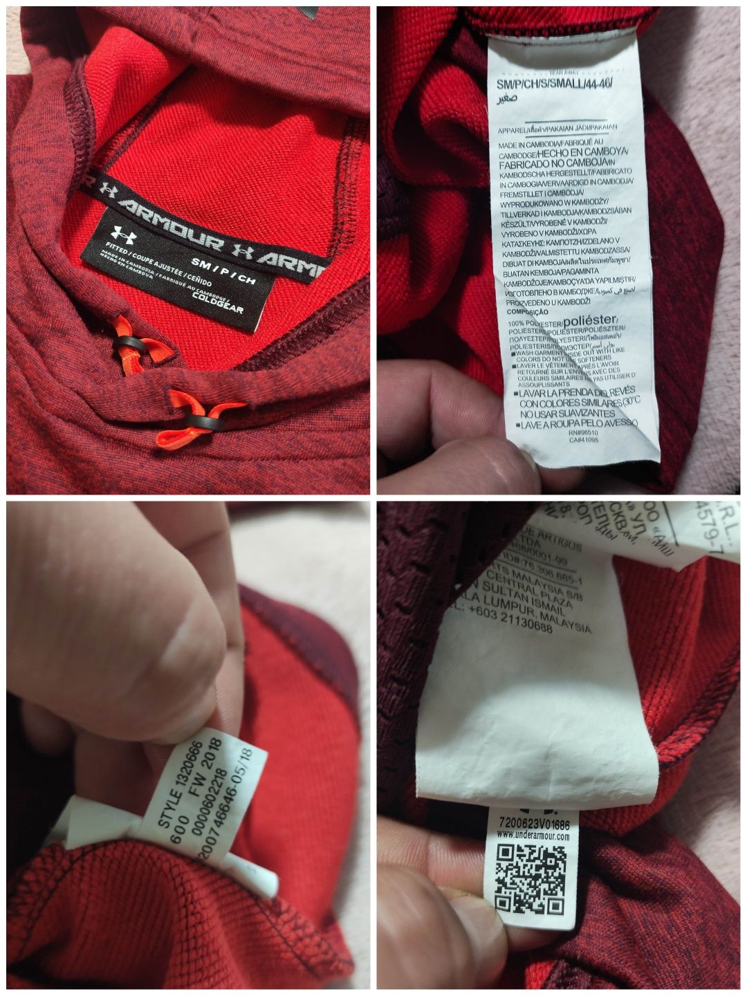 Худи толстовка свитшот Under Armour originals оригинал size S, M