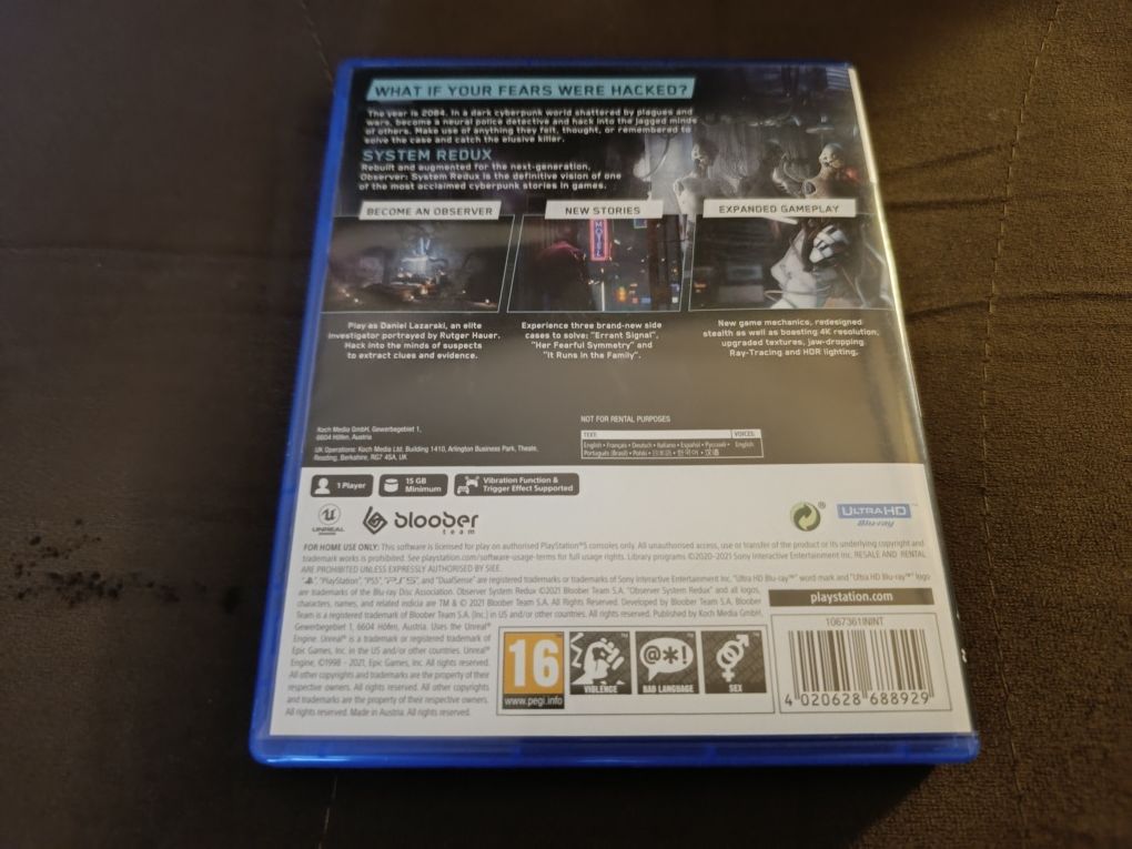 Observer System Redux PL ps5