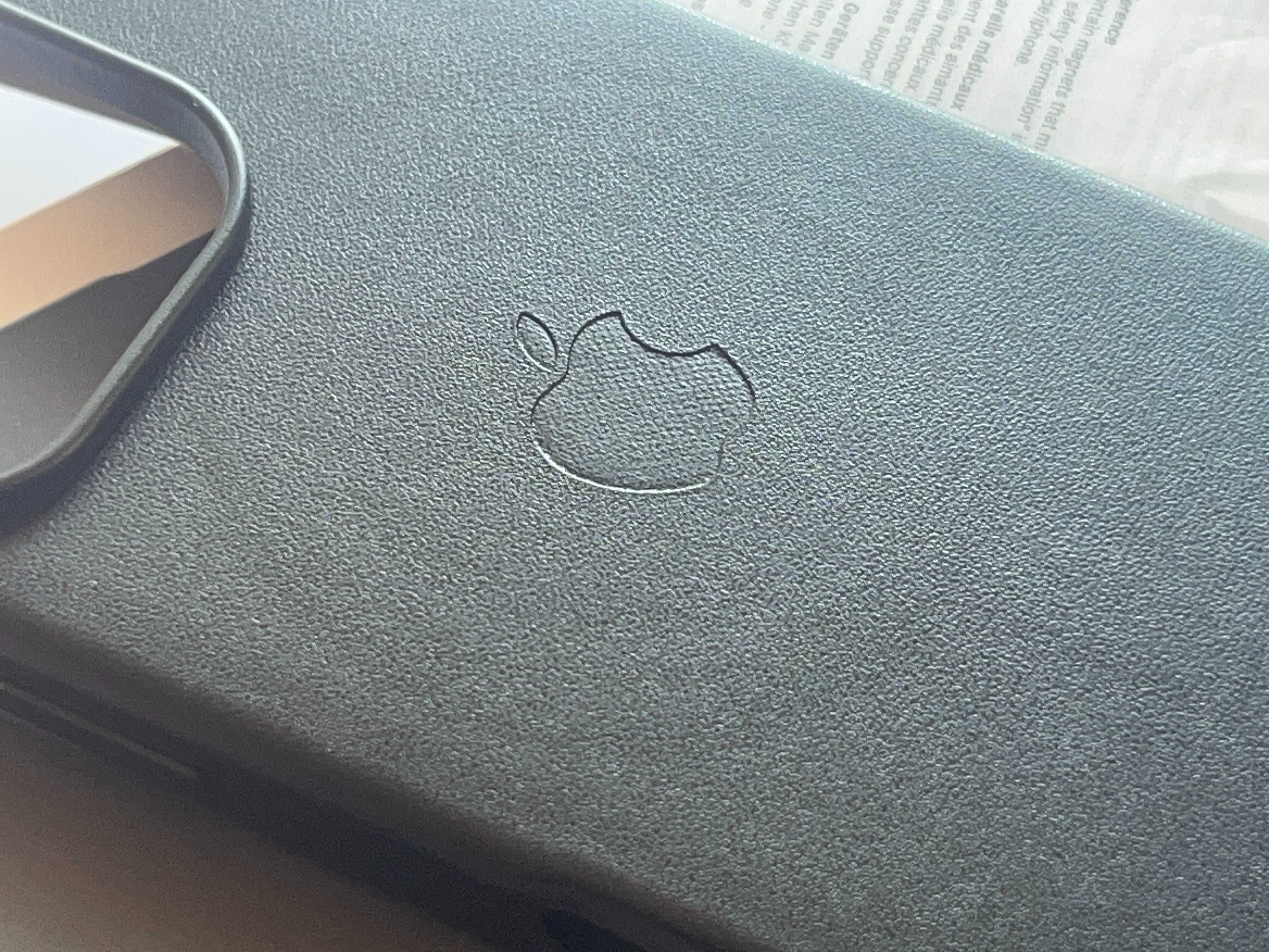 Etui iPhone Case 16 PRO do Apple oryginalne Czarne Skórzane MagSafe