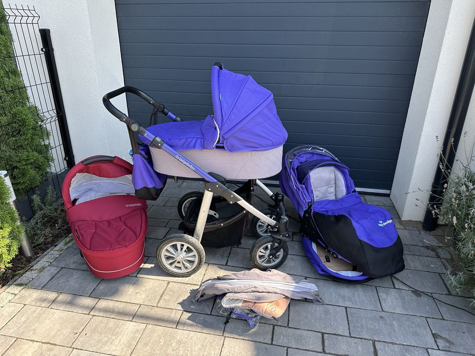 Wózek dziecięcy BabyDesign Lupo – zestaw 2w1 + akcesoria