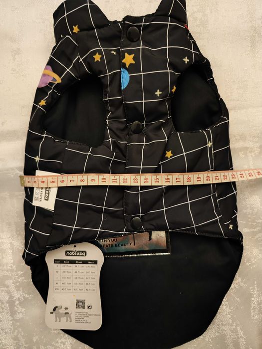 Casaco para Cão com Estampa Espacial – Tamanho M