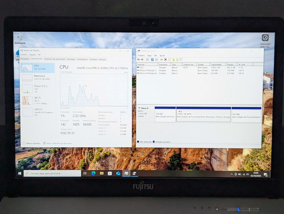 Fujitsu Lifebook S936 - I5-6200U 12GB 128GB