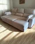 Sofá IKEA "Eskilstuna" 3 lugares c/ chaise long
