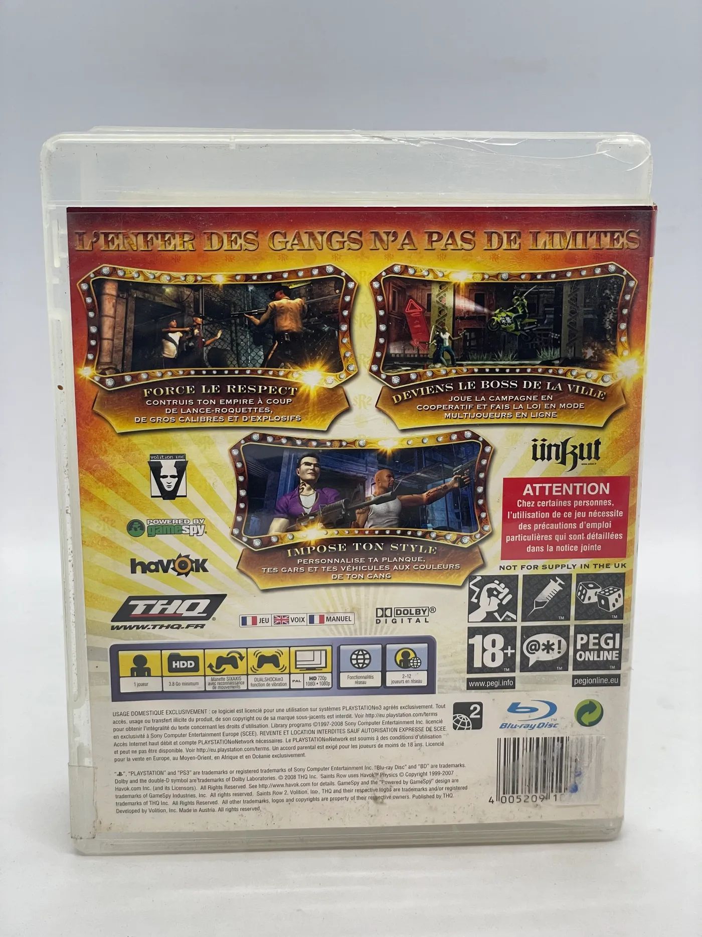 Saints Row 2 PS3 Po Angielsku