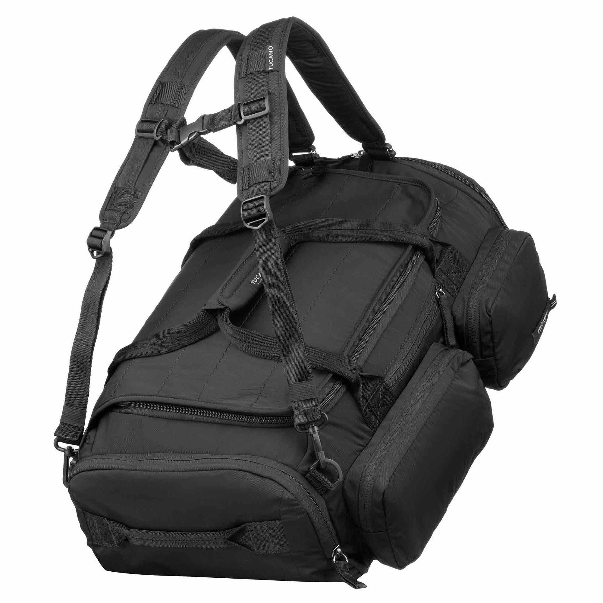 Дорожня сумка-рюкзак Tucano Desert Weekender для 16", чорна/синя -24%