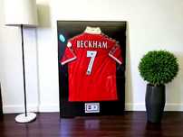 Koszulka Manchester United Beckham Autograf Certyfikat Na prezent