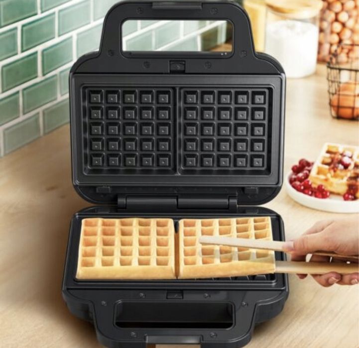 TEFAL 3w1 Opiekacz Gofrownica Toster Panini do Kanapek Zestaw Prezent