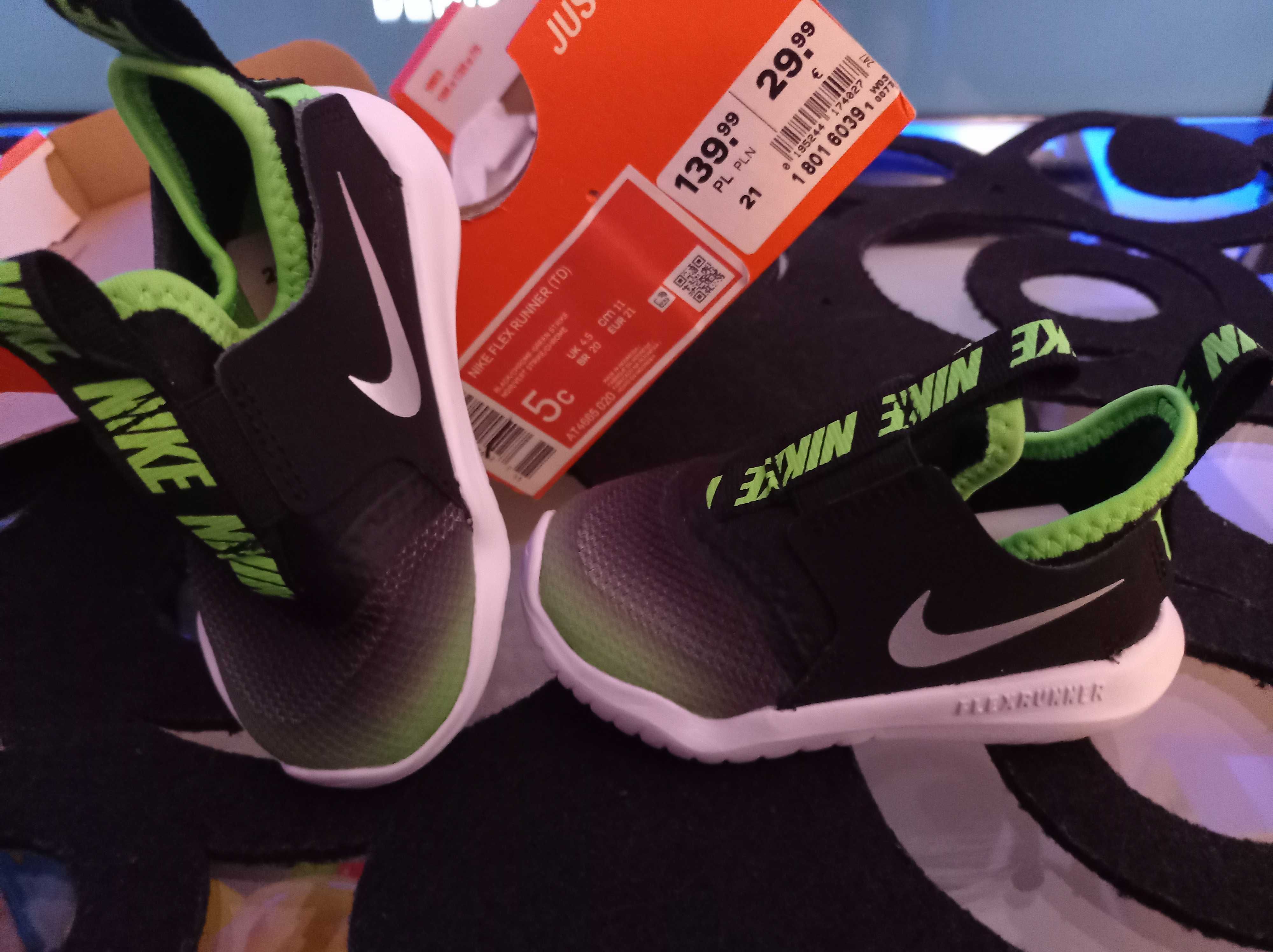 Buciki chłopięce Nike Flex Runner rozmiar 21