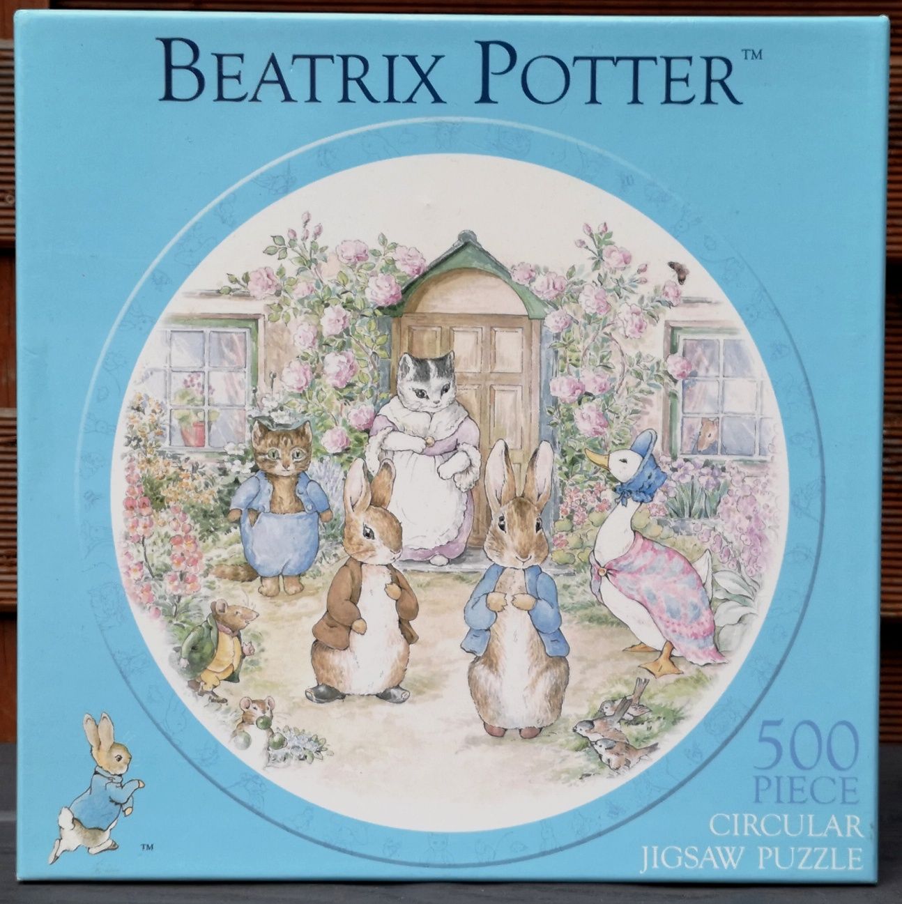 Puzzle 500 Peter Rabbit Beatrix Potter okrągłe cirkular nie 1000