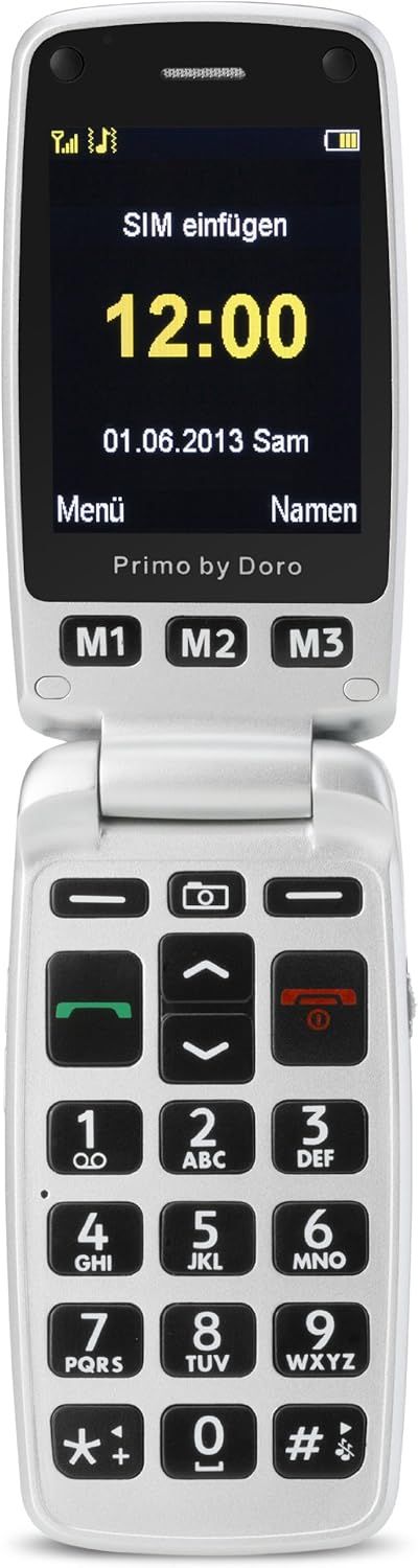 Telefon komórkowy Doro Life X5001 16 MB / 32 MB 4G (LTE) czerwony