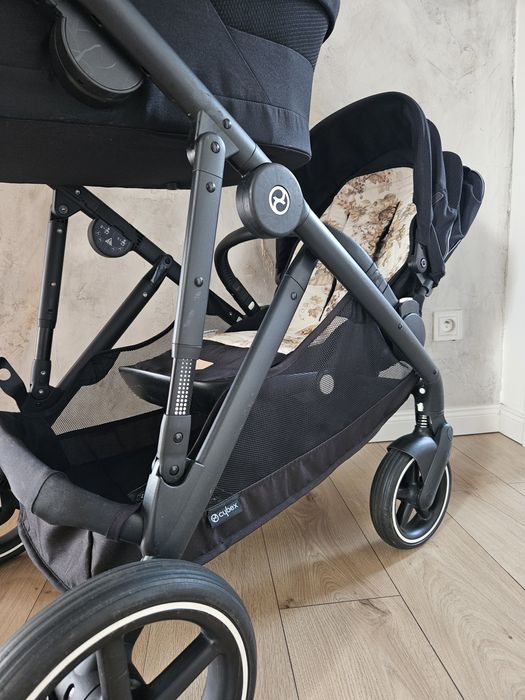 Wózek Cybex Gazelle S, podwójny/rok po roku, gondola + 2 siedziska