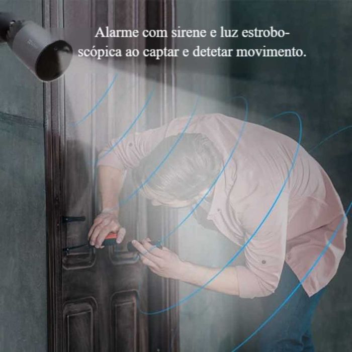 Câmara Solar Ezviz 2K+ * 32GB * 270 DIAS DE AUTONOMIA * IP66