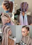Warkocze Bokserskie | Kucyki | Cornrows | Afroloki | Warszawa +dojazd